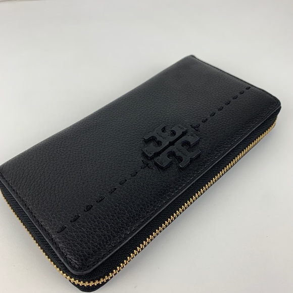 Tory Burch Handbags - Tory Burch McGraw Zip Continental Leather Wallet
